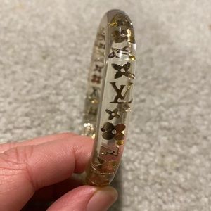 Louis Vuitton inclusion resin bracelet